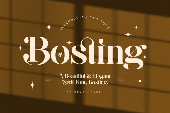 Bosting Font - Featured Image