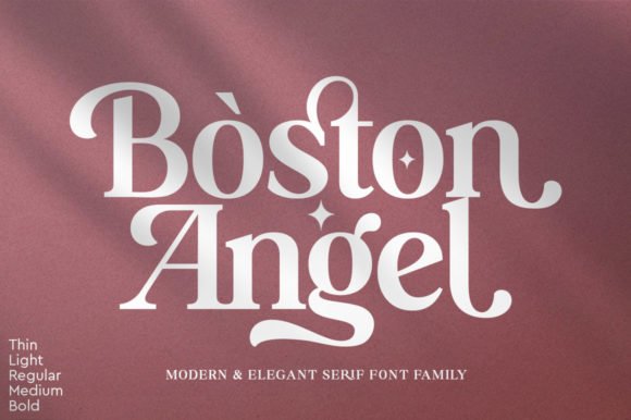 Boston Angel Font - Featured Image