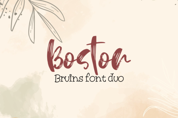 Boston Bruins Font - Featured Image