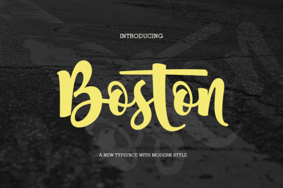 Boston Font - Featured Image