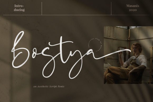 Bostya Font - Featured Image