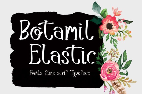 Botamil Elastic Font - Featured Image