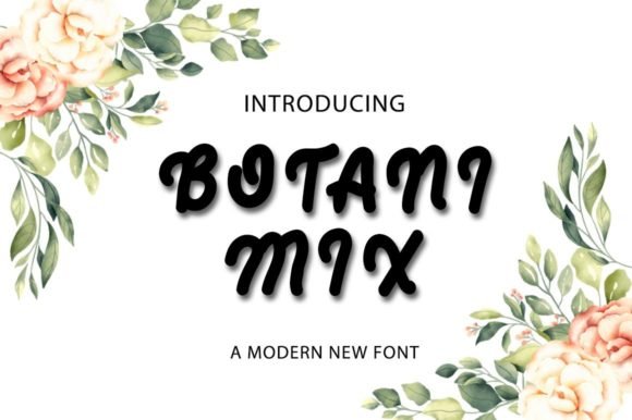 Botani Mix Font - Featured Image