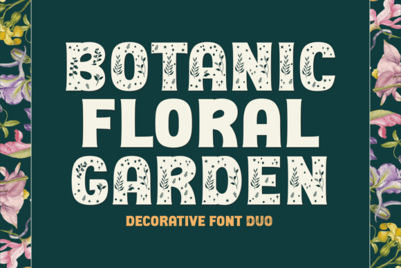 Botanic Floral Garden Font - Featured Image