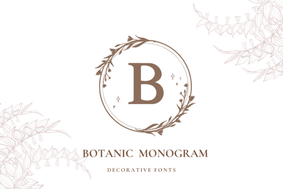 Botanic Monogram Font - Featured Image