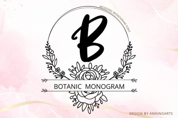 Botanic Monogram Font - Featured Image