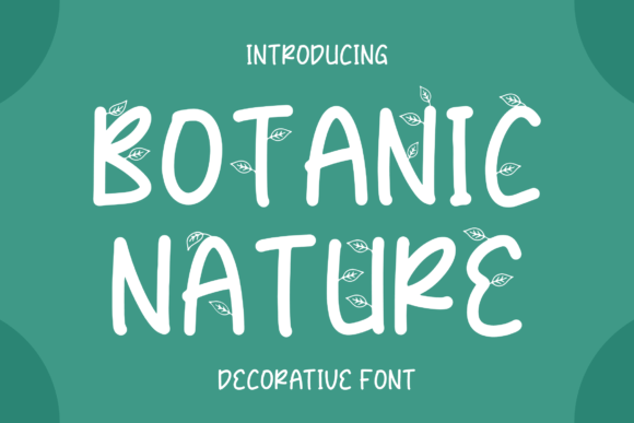 Botanic Nature Font - Featured Image