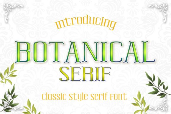 Botanical Font - Featured Image