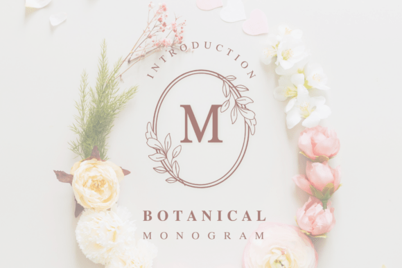 Botanical Monogram Font - Featured Image