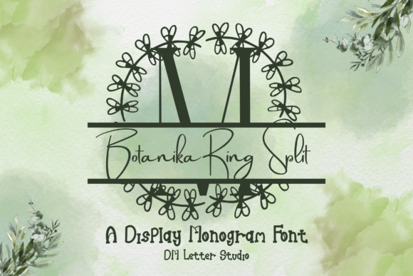 Botanika Ring Split Monogram Font - Featured Image
