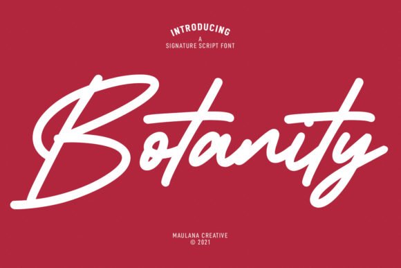 Botanity Signature Font - Featured Image