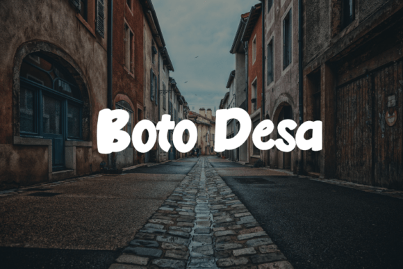 Boto Desa Font - Featured Image