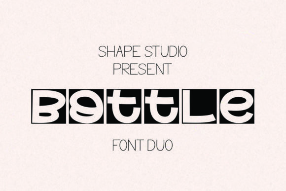 Bottle Duo Font - Featured Image
