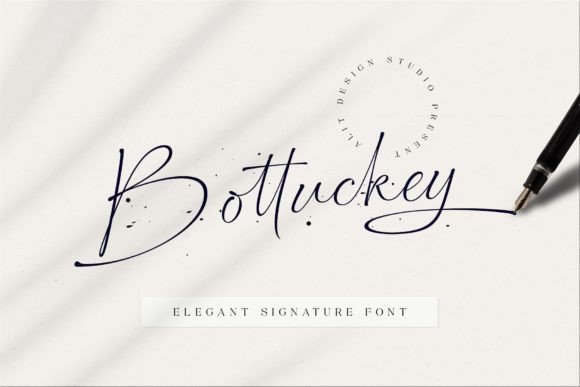 Bottuckey Font - Featured Image