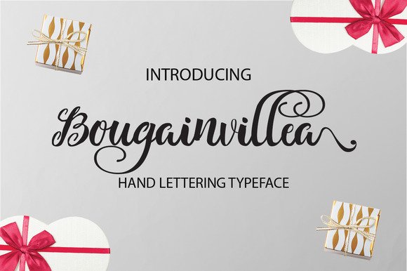 Bougainvillea Font - Featured Image