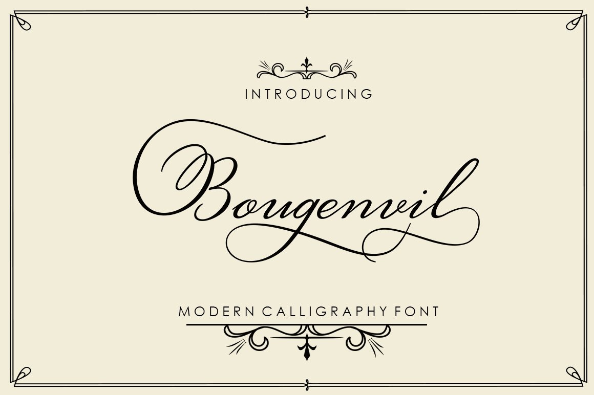 Bougenvil Font - Featured Image
