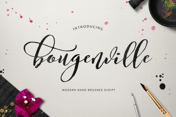 Bougenville Font - Featured Image