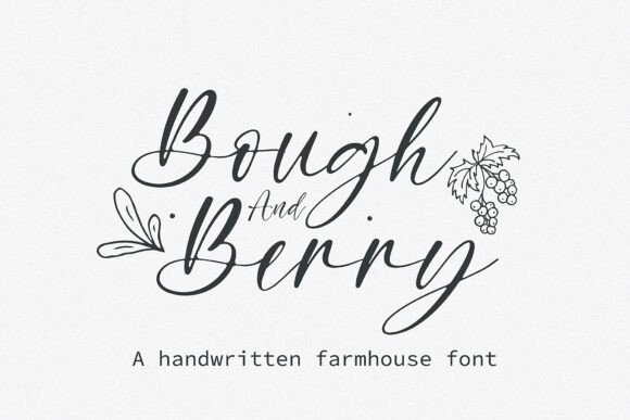 Bough and Berry Font - Featured Image