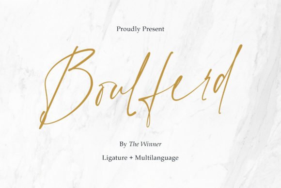 Boulferd Font - Featured Image