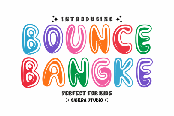 Bounce Bangke Font - Featured Image