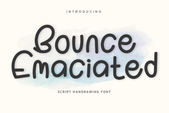 Bounce Emaciated Font - Featured Image