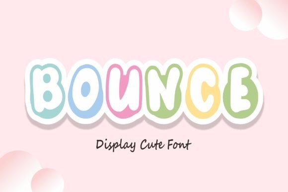 Bounce Font - Featured Image
