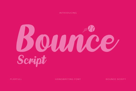 Bounce Script Font - Featured Image