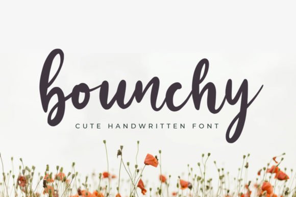 Bounchy Font - Featured Image