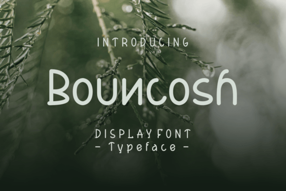 Bouncosh Font - Featured Image