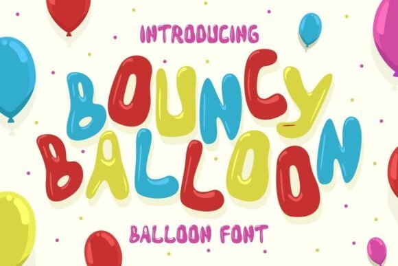 Bouncy Balloon Font - Featured Image