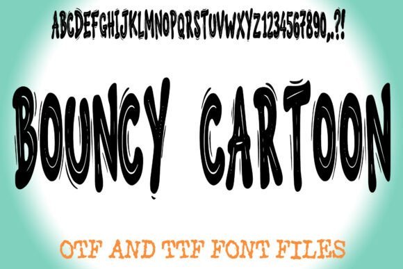 Bouncy Cartoon Font - Featured Image