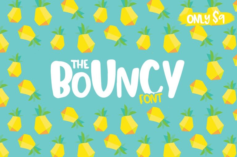 Bouncy Font - Featured Image