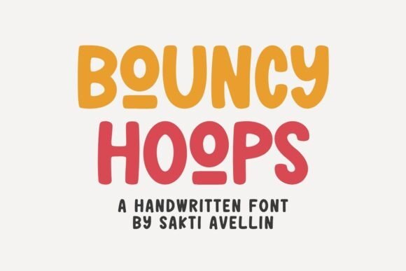 Bouncy Hoops Font - Featured Image