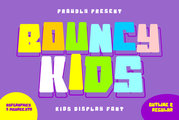 Bouncy Kids Font - Featured Image