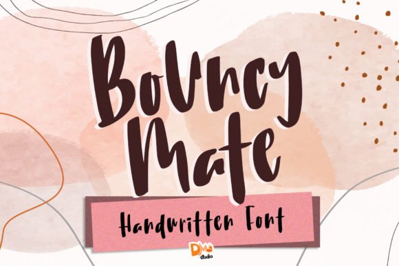Bouncy Mate Font - Featured Image