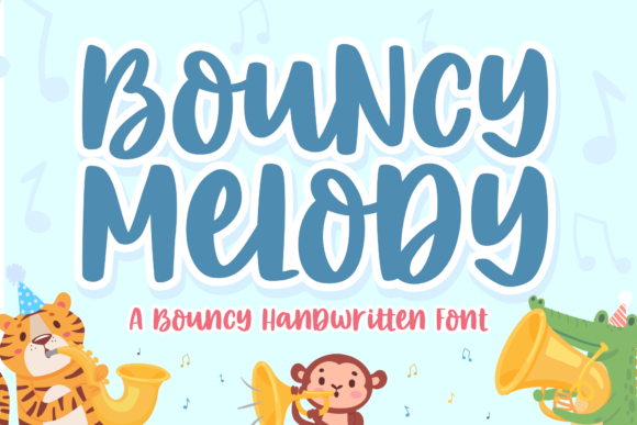 Bouncy Melody Font - Featured Image
