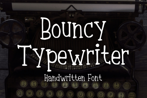 Bouncy Typewriter Font - Featured Image