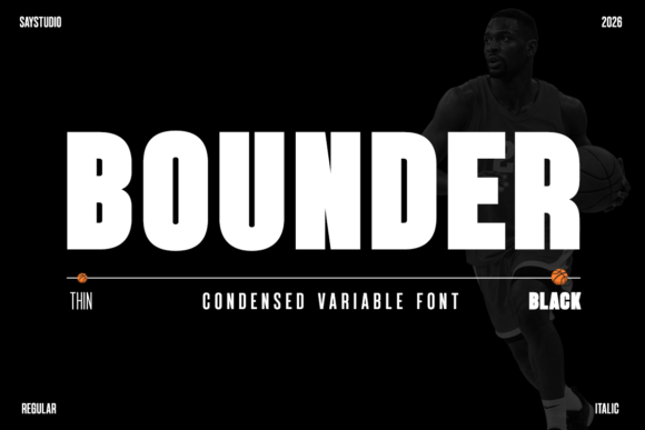 Bounder Font - Featured Image