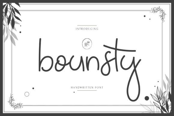 Bounsty Font - Featured Image