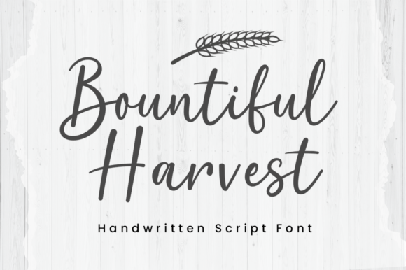 Bountiful Harvest Font - Featured Image