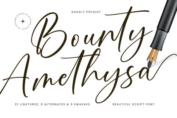 Bounty Amethysa Font - Featured Image