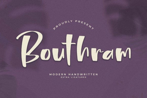 Bouthram Font - Featured Image