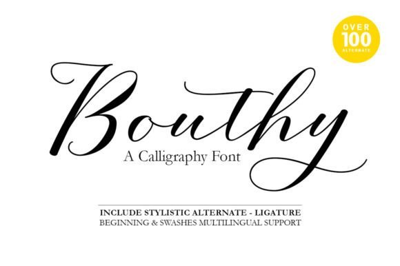 Bouthy Font - Featured Image