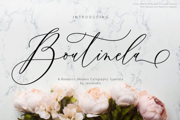 Boutinela Font - Featured Image