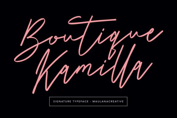 Boutique Kamilla Font - Featured Image