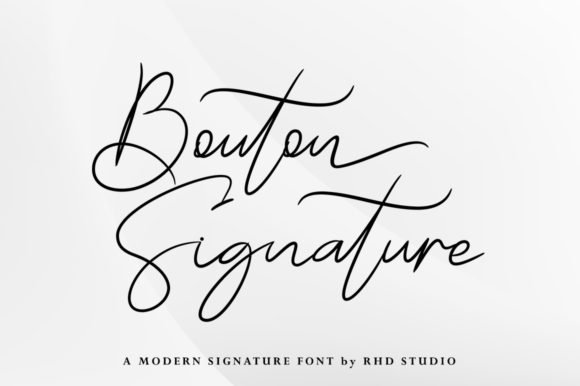 Bouton Signature Font - Featured Image