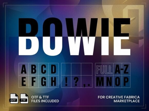 Bowie Font - Featured Image