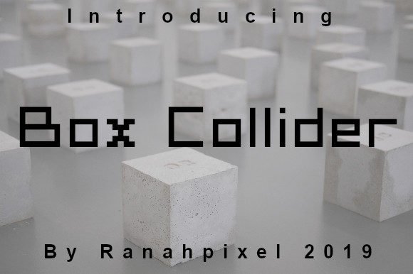 Box Collider Font - Featured Image