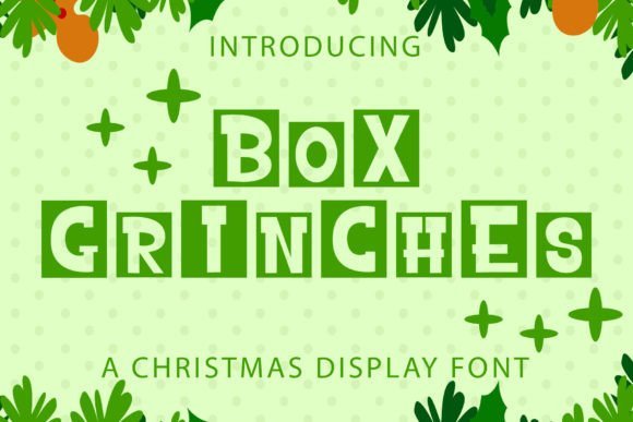 Box Grinches Font - Featured Image