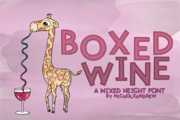 Boxed Wine Font - Featured Image